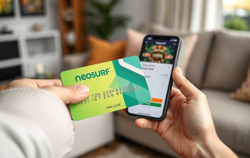 Neosurf kupong og mobil med casinoinnskudd